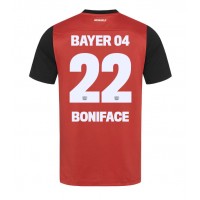 Maglia Calcio Bayer Leverkusen Victor Boniface #22 Prima Divisa 2024-25 Manica Corta